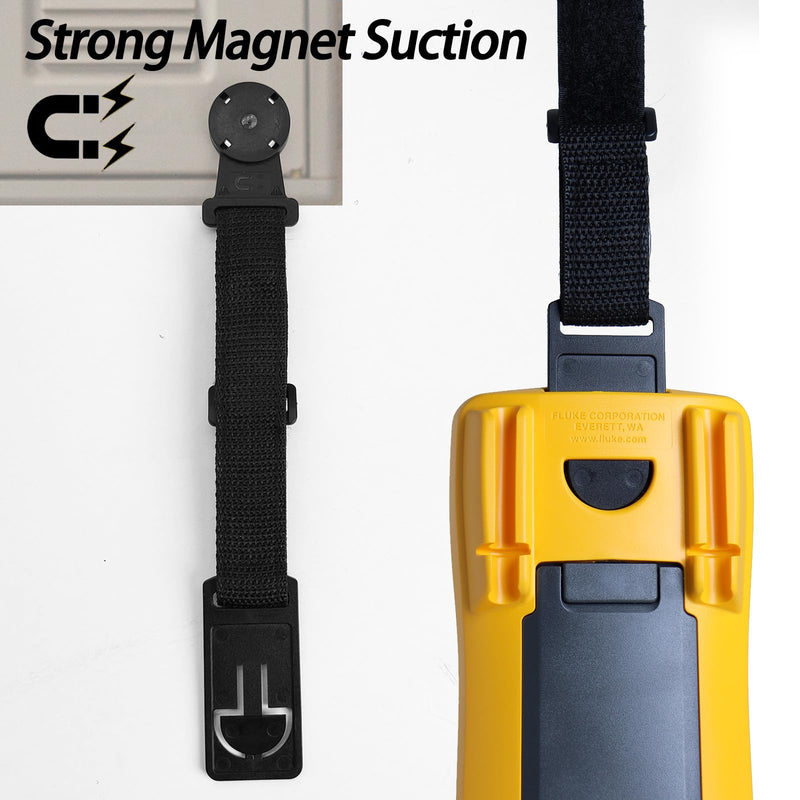 [Australia - AusPower] - Magnetic Hanging Strap Kit for Fluke Digital Multimeter, Hanging kit Accessories for Fluke 50 II, 70 III, 80 IV, 180 Series, 115B+ 17B+ 18B+ Multimeters. 