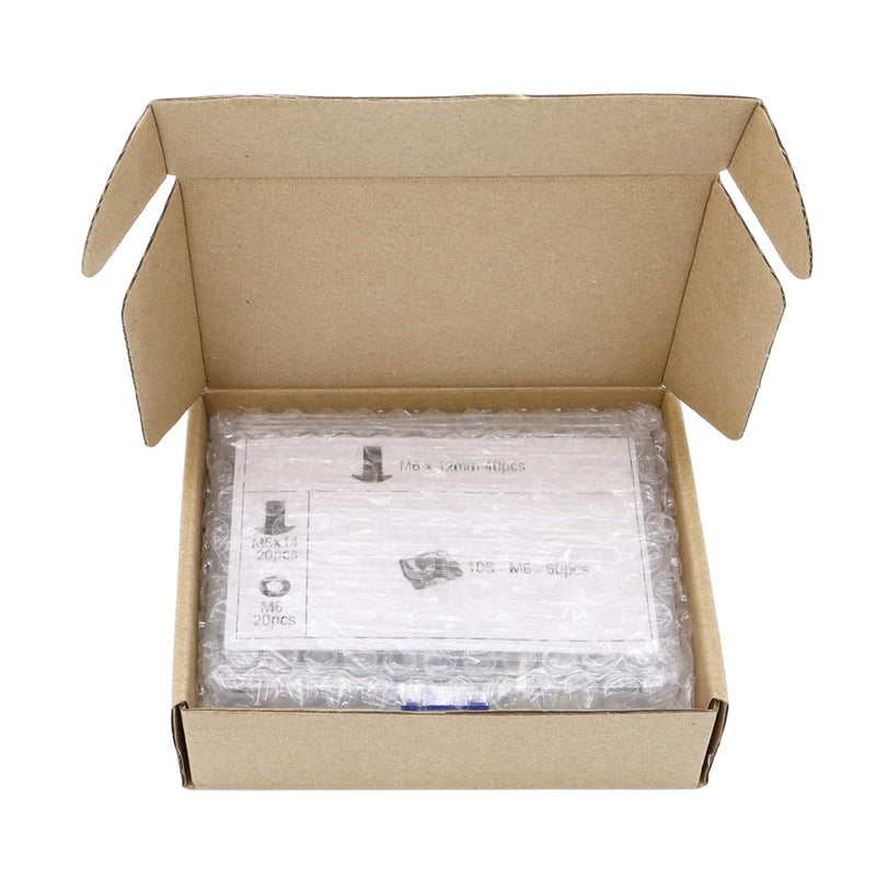 [Australia - AusPower] - 140Pcs 1010 Aluminum Extrusion M6 Hardware T Slot Nut and Bolt Screw, 40Pcs M6x12, 20Pcs M6x14 and Washers, 60Pcs 10 Series Extruded T Slide Nut for 1010 1020 2525 Extrusion Accessories 