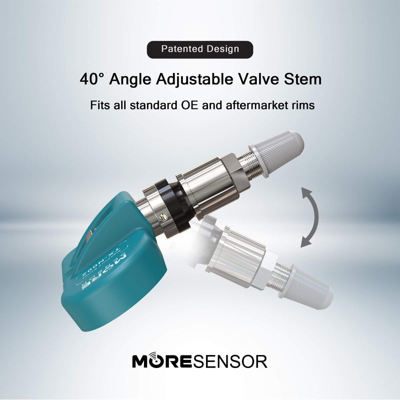 [Australia - AusPower] - MORESENSOR Signature Series 433MHz TPMS Tire Pressure Sensor 4-Pack | Preprogrammed for Select 135+ European Brand Models | Replacement for 36106872774 36106877937 0009054104 | Clamp-in | NX-S165-4 