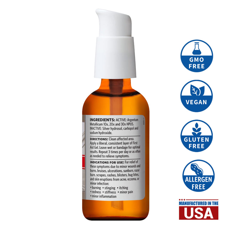 [Australia - AusPower] - Argentyn 23 Professional Silver First Aid Gel – Topical Healing Homeopathic Medicine - 2oz Pump 2 Fl Oz (Pack of 1) 