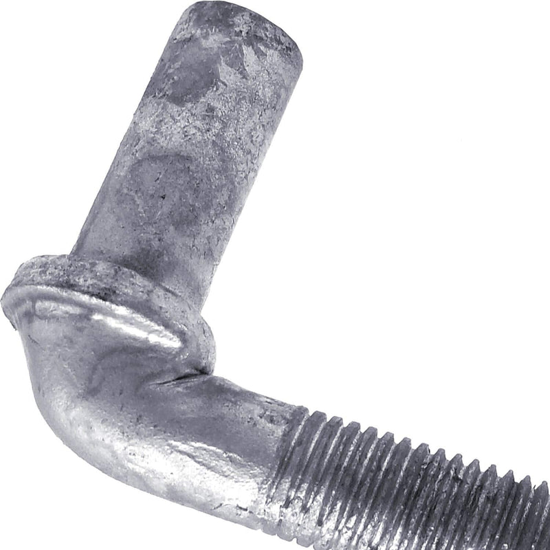 J-Bolt Post Hinge 8" - Hinge Bolts Thru the Post Includes Nuts - J-Bolt Hinge has 5/8" Male Pin - Fence Bolt Though Post Hinge - Quantity 2 8" 2 Pack