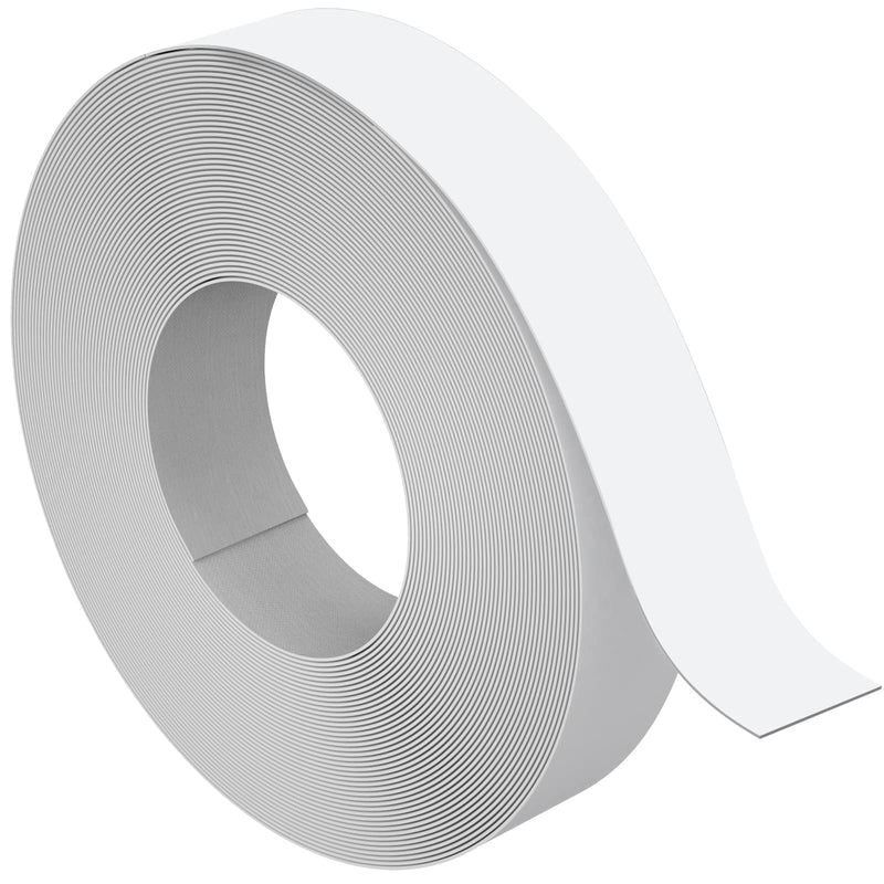 White Melamine Edge Banding, 3/4 inch x 100ft roll of Veneer Edge Banding Pre-glued, Real Wood Tape Banding for Cabinet Repair White 3/4"x 100ft