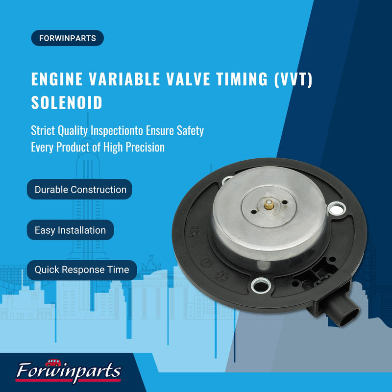 Forwinparts 06L109259A Engine Variable Valve Timing VVT Solenoid for Audi A3 A4 A5 A6 TT Quattro allroad Sportback S3 Q3 Q5 Q7 VW Golf Passat Jetta CC Tiguan Eos Atlas GTI 1.8L 2.0L 06L109259D 916-963 Camshaft Adjuster Magnet