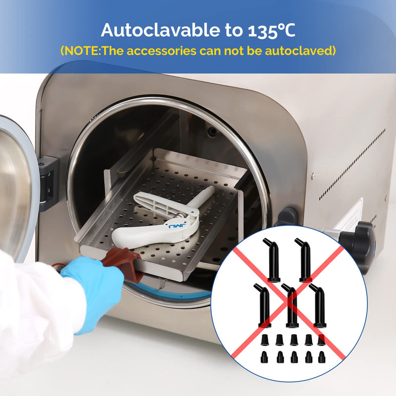 [Australia - AusPower] - JMU Dental Composite Gun Dispenser Applicator Autoclavable, Comes with 5 Unidose Copsules Cartridge Tips, Plastic Caps 