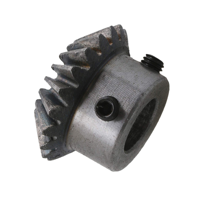 [Australia - AusPower] - CNBTR 45 Steel 1.5 Modulus Silver 12mm Hole Diameter Tapered Bevel Gear Wheel 20 Teeth Pack of 2 