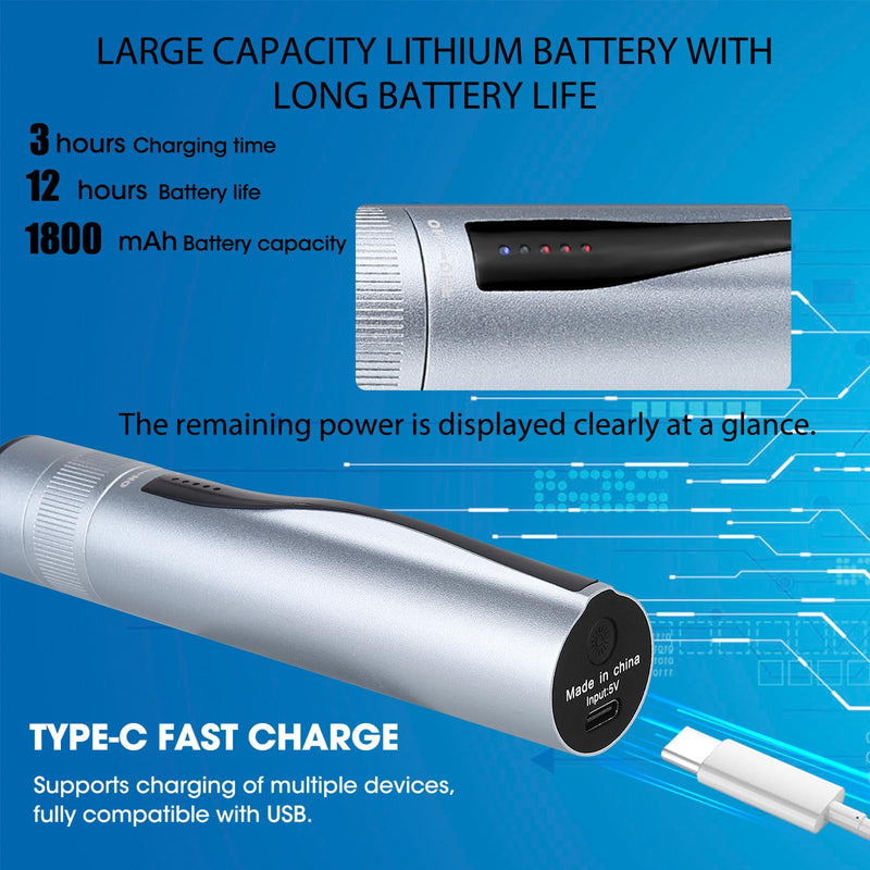 [Australia - AusPower] - Rechargeable Visual Fault Locator Kit: Fiber Optic VFL with FC to LC Adapter (Mode Number: VFL-15) 