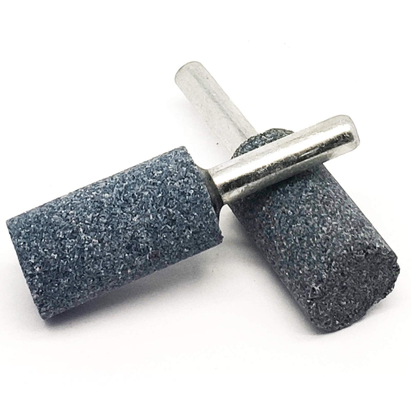 [Australia - AusPower] - 4 pcs 16mm Stone Rotary Grinding Bits with 1/4 Inch Shank, Aluminum Oxide Mounted Grinding Point for Grinding, Polishing?Deburring Ferrous Metals?4pcs 6x16 cylinder head? 6X16mm 