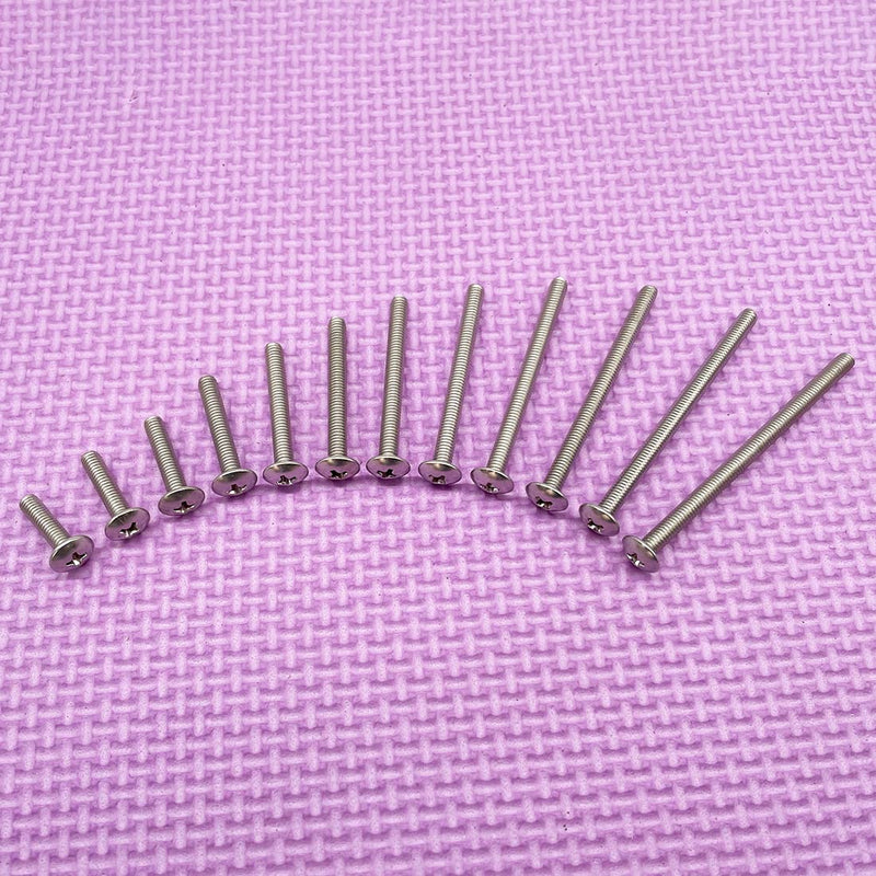 [Australia - AusPower] - 40-Pack Metric M4 x 30mm Machine Screws for Cabinet Drawer Knob Pull Handle, 304 Stainless Steel, Truss Head Bolts, Phillips Drive M4 x 30mm (40pcs) 