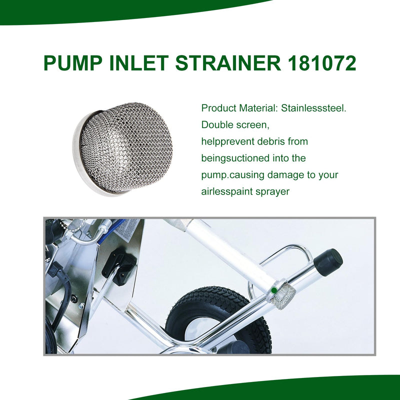 [Australia - AusPower] - 2 Pack 181072 Pump Inlet Strainer Fit for UltraMax 795 1095 1595 Ultra 1500 1000 750 333 433 Gmax 3900 5900 Suction Hose with 1" NPT Thread Stainless Steel 
