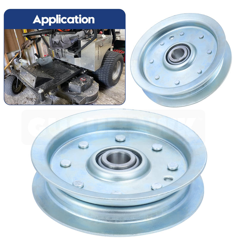 [Australia - AusPower] - 30224 Flat Idler Pulley Replaces Dixie Chopper 30224 Pulley for Dixie Chopper LT1800 LT2000 LT2300 LT2400 LT2500 LT2700 LX2002 LX2400 LX2401 RB2700 SE 2550 Classic 2750 2760 3372 Lawn Mower 