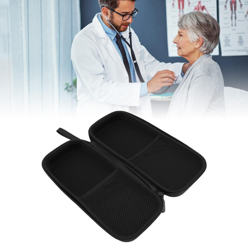 [Australia - AusPower] - Stethoscope Hard Carrying Case, Portable and Convenient, Reliable Hard Case for Stethoscopes with Wide Compatibility, Black Color, for Classic III Lightweight II S.E 