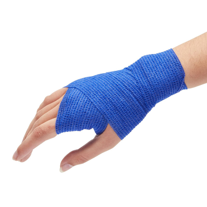 [Australia - AusPower] - Juvale 12 Rolls Colorful Self Adhesive Bandage Wrap 4 Inch Wide x 5 Yards - Cohesive Vet Tape for First Aid, Sports, Tattoo (12 Colors) 12 Count (Pack of 1) 