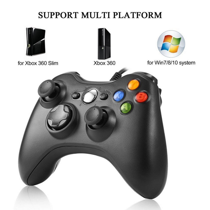 [Australia - AusPower] - Xbox 360 Wired controller Gamepad Controller for Xbox 360(Black) 