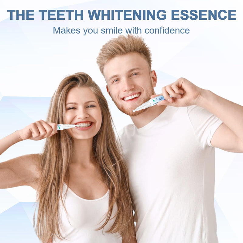 [Australia - AusPower] - Teeth Whitening Essence Pen - 3pcs, Reduces Yellowing & Cleans Teeth Stains for Family Travel 