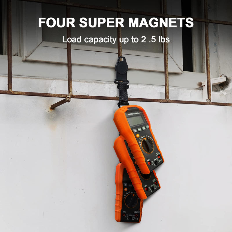 [Australia - AusPower] - Magnetic Multimeter Hanger Strap Works Compatible with Klein Tool Meters MM400,MM300, CL600, CL700, CL800, CL900,MM600, MM700 