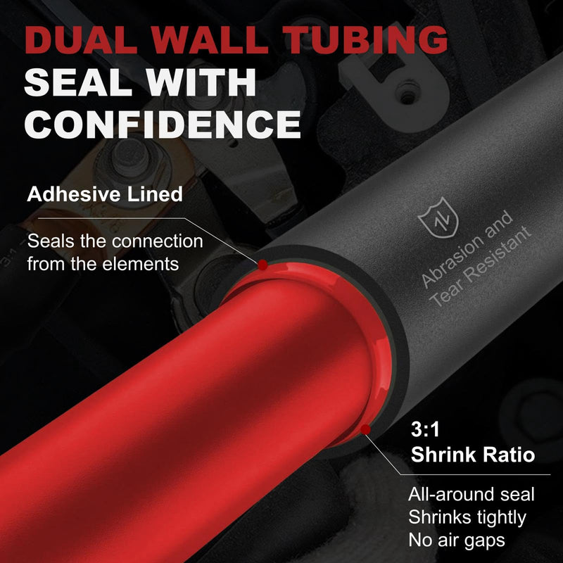 [Australia - AusPower] - CUBEFELLER® 3:1 Waterproof Heat Shrink Tubing, 3/4 Inch, 4Ft, Clear, Marine Grade Heat Shrink Tube Roll,Waterproof Adhesive Lined,Insulation Sealing Oil-Proof Wear-Resistant 3/4" (19.1mm) - 4 Feet 1 
