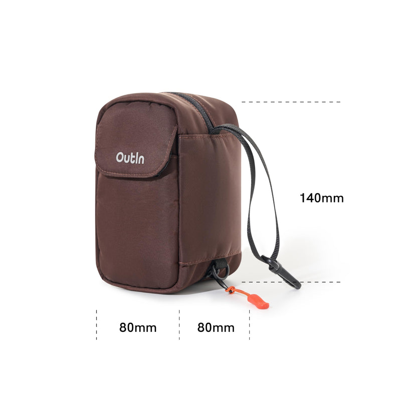 OutIn Gear Pouch, Portable Coffee Machine Accessory Case, Utility Multipurpose Pocket Organizer, Secure Storage Accessories, Durable Barista Tool Kit for RV, travelling & camping