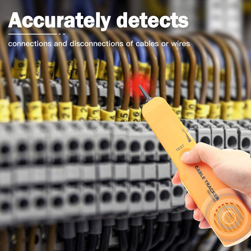 [Australia - AusPower] - Continuity Tester, Cable Detector and Tone Generator, Network Line Finder, Interference-free Multifunction Line Finder, Line Finder and Test of the Passage of Telephone Lines 