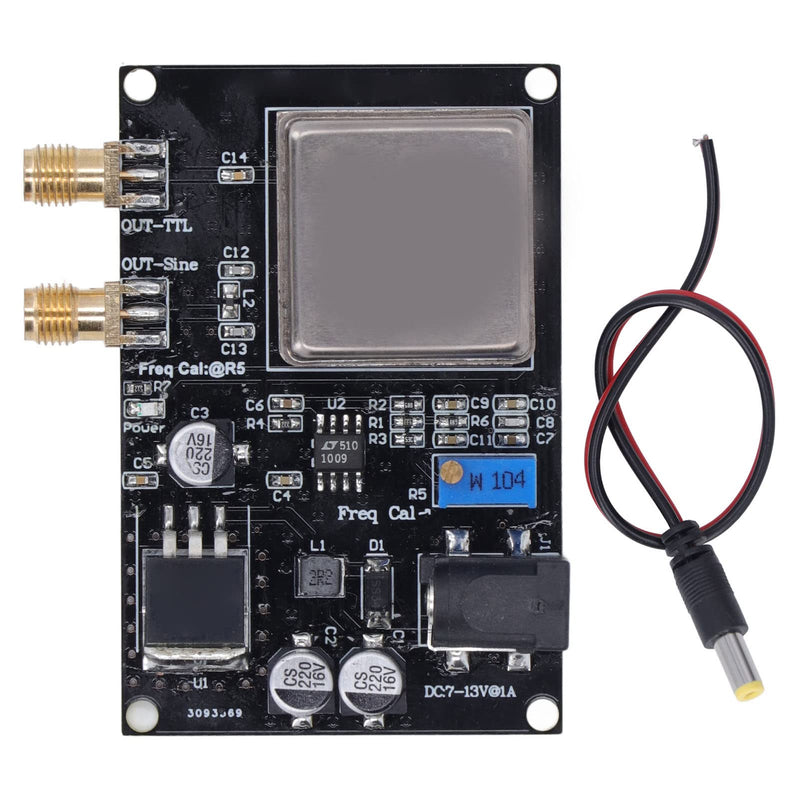 10MHz Frequency Standard Reference Module, Frequency Reference Source Module, Crystal Oscillator Constant Temperature Board for Instrument Benchmarks