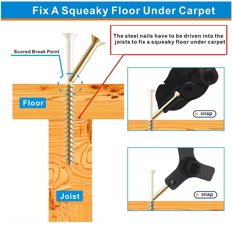 [Australia - AusPower] - Squeaky Floor Repair - Fixes Wood, Carpet, Hardwood, Vinyl & Linoleum Floors & Stairs (50) 50 