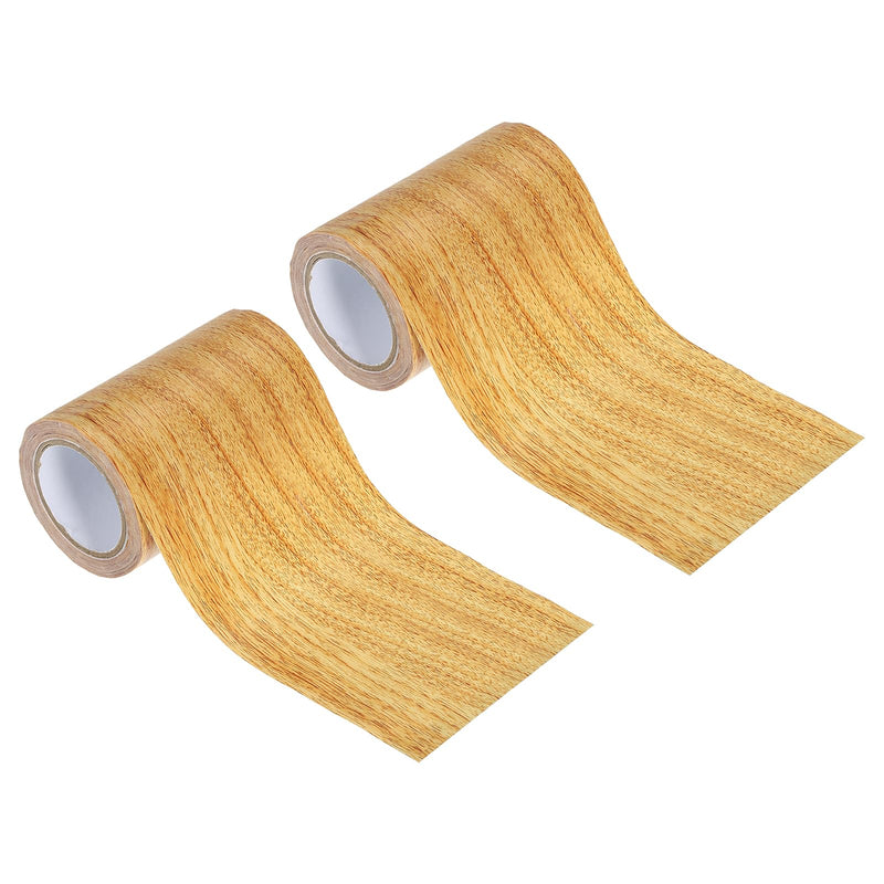 PATIKIL Wood Grain Repair Tape 4" X30', Self Adhesive Realistic Textured Repair Tape Patch for Floor Door Table Cabinets Desk, Natural Oak 4" x 30'