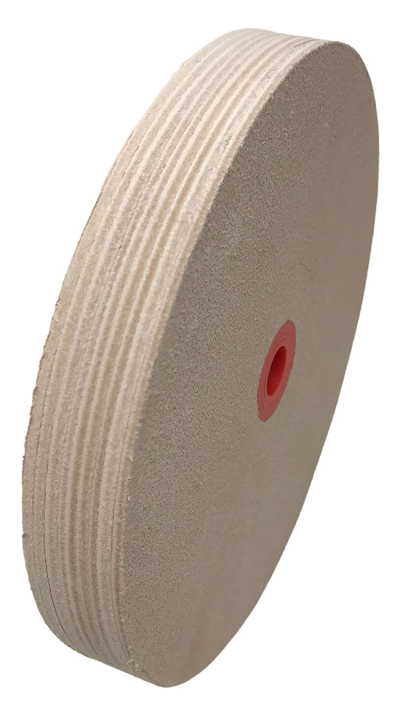 6" Pro Sharpening Supply Leather Honing Wheel Fits 6 in. Bench Grinders and Polishers