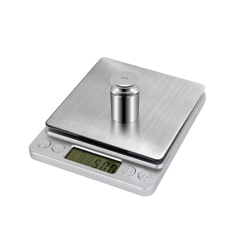 [Australia - AusPower] - HFS(R) Calibration Weight 50 Gram M2 Class Chrome Scale Balance Calibration Weight for Digital Scale, Pocket Scale 