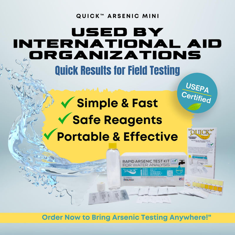 [Australia - AusPower] - Industrial Test Systems Quick 481396-5 Arsenic for Water Quality Testing, 5 Tests, 12 Minutes Test Time 