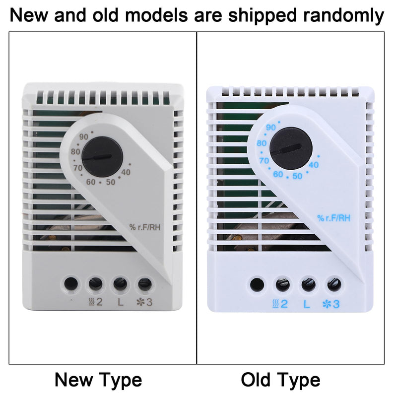 [Australia - AusPower] - Mechanical Humidity Controller hygrostat Hygrostat Fan Heater Humidity Adjuster hygrostat vmc for TV Cabinet 2 to 3 Pole Terminal Neutral Line 12 to 250 V (MFR012) Termoregolatori MFR012 