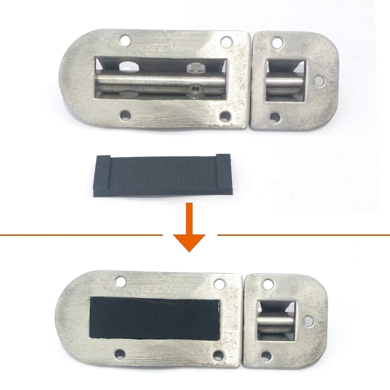 Marine 316 Stainless Steel Heavy Duty 4-3/8 Inch Locker Latch Slide Barrel Bolt for Marine Boat Window/Door/Hatch/Cabinet