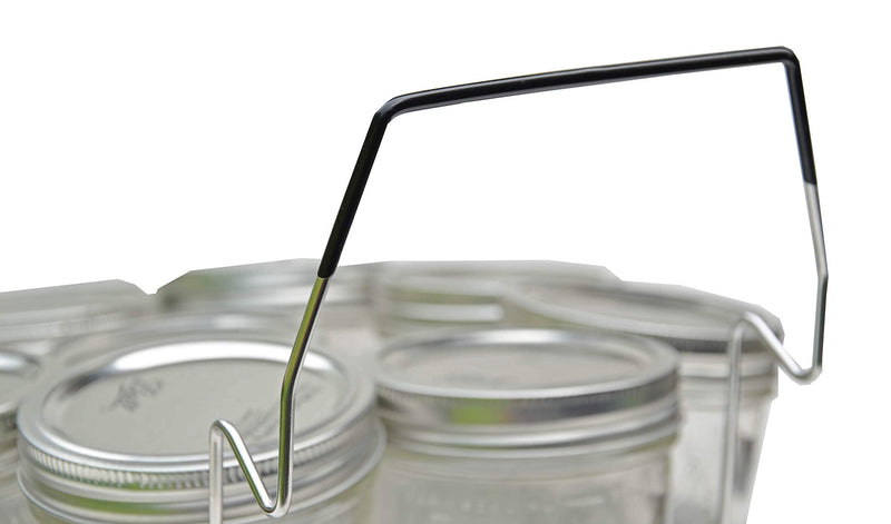 Stainless Steel Canning Rack, Contoured Comfort Grip Handles Rack, non-rusting rack - Canning becomes easy, fun and safe