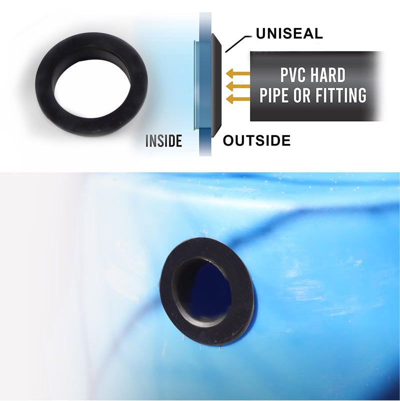 [Australia - AusPower] - 7/8" Drill Hole, 1/2" ID Silicone Rubber Grommets for Wiring, Automotive, Firewall Hole Plug, Top Hat Grommets for 5/8" OD Rubber or Vinyl Tubing in Hydroponic and Irrigation Systems, 10 Pack 1/2"ID, 7/8"DH 