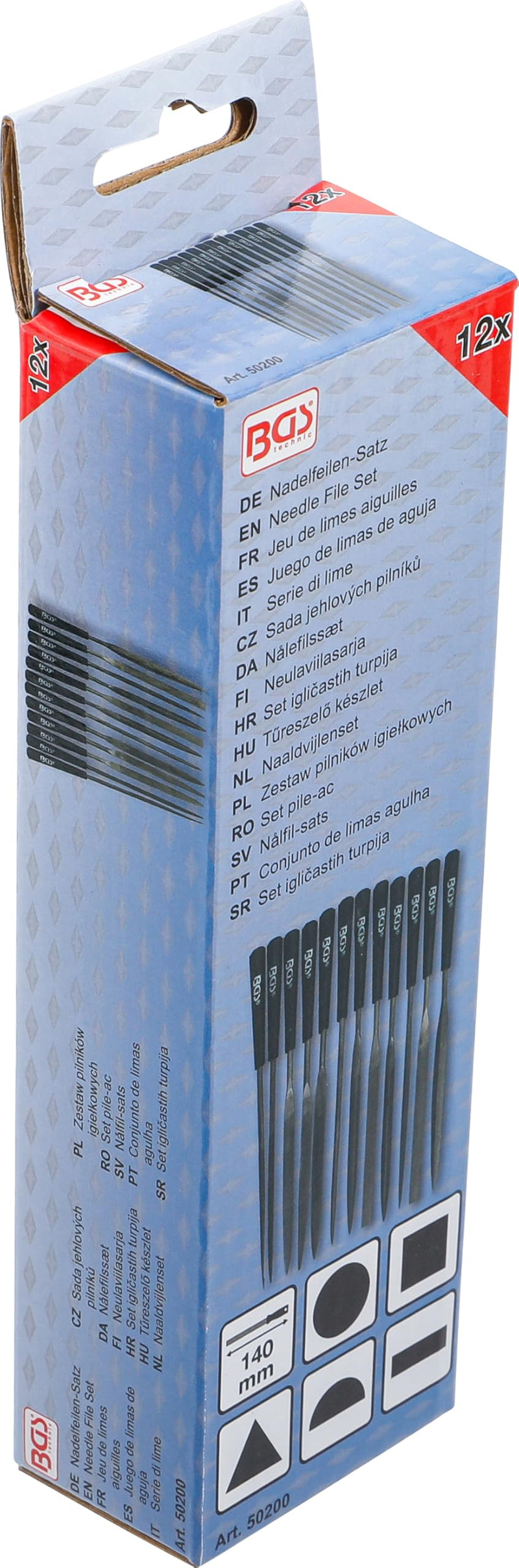 [Australia - AusPower] - BGS 50200 12-Piece Needle File Set 