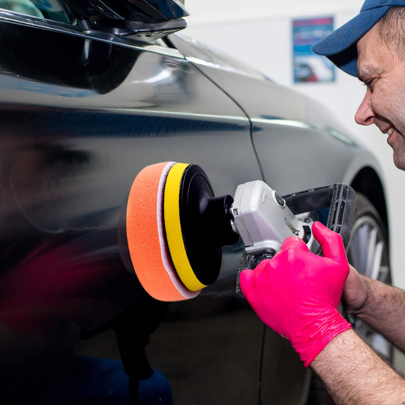 [Australia - AusPower] - SIQUK 9 Pieces Car Buffing Pads 6 Inch Polishing Pads Foam Polisher Pads Car Buffer Attachment for Drill 