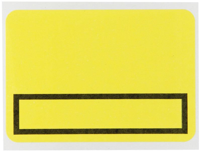 Brady 60440 Blank Right To Know Chemical Labels (25 Labels per Package)