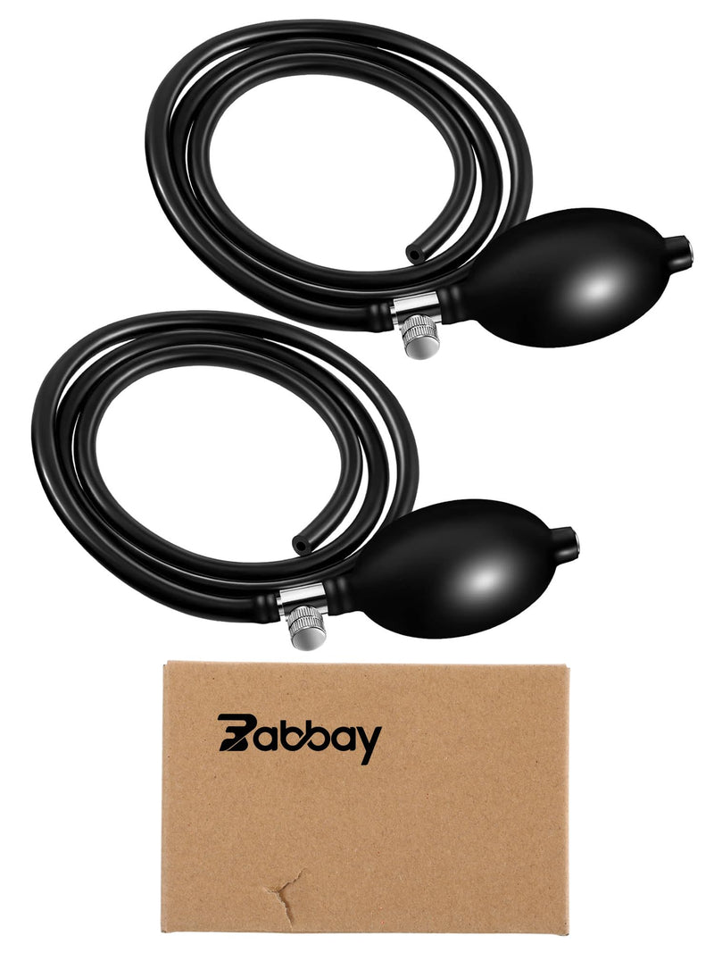 [Australia - AusPower] - 2 Set Blood Pressure Bulb Pump Replacement Rubber Inflation Bulb Adjustable Blood Pressure Pump Blood Pressure Monitor Manual Pump Blood Pressure Hand Pump with Tubing Air Valve for Sphygmomanometer 2 