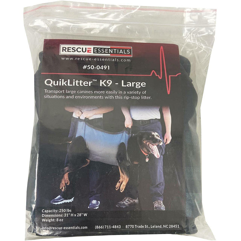 [Australia - AusPower] - Rescue Essentials QuikLitter K9 - Emergency Transport Stretcher/Litter (Large) 