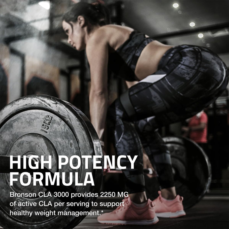 [Australia - AusPower] - Bronson CLA 3000 Extra High Potency Supports Healthy Weight Management Lean Muscle Mass Non-Stimulating Conjugated Linoleic Acid 300 Softgels 300 Count (Pack of 1) 