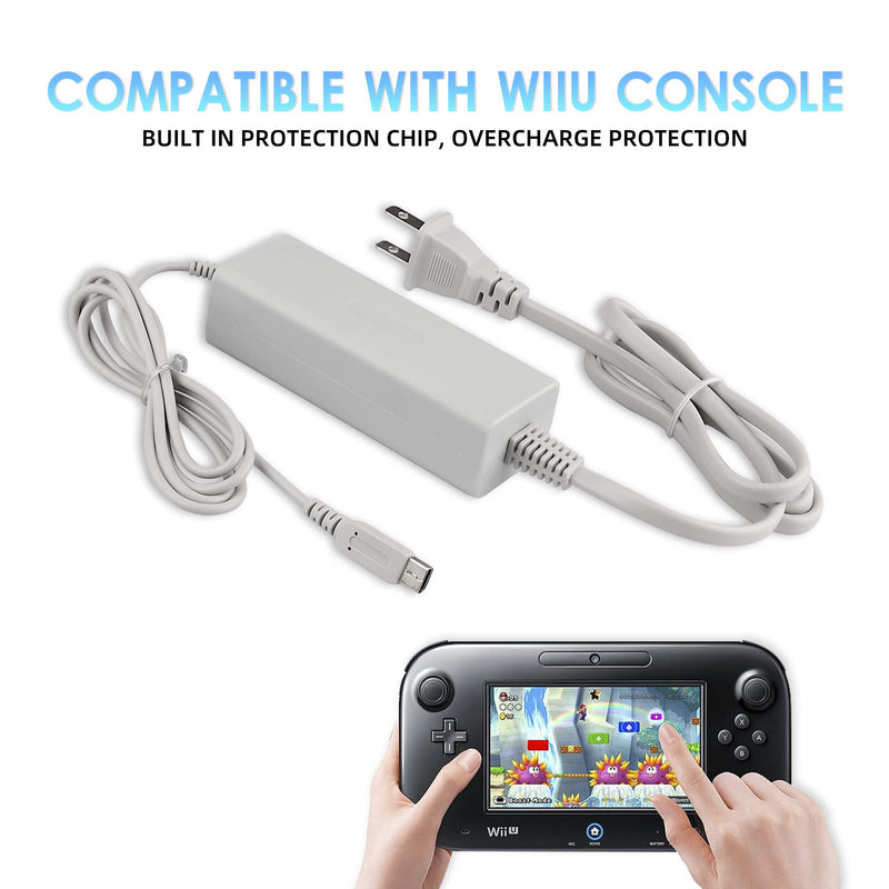 [Australia - AusPower] - Xahpower Charger for Wii U Gamepad AC Power Adapter Charger for Nintendo Wii U Gamepad Remote Controller 