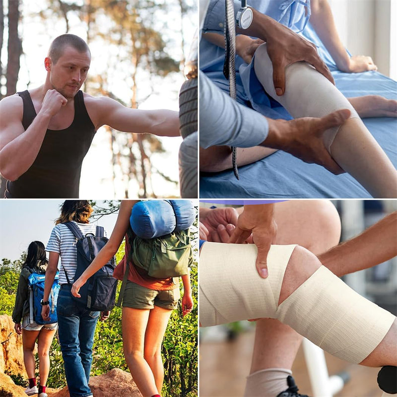 [Australia - AusPower] - Tubular Bandages Elastic Support Bandage 5.9” x 5.46 Yards Tubular Compression Bandage Cast Sleeve Roll Stockinette Tubing for Large Arm Knees Legs 