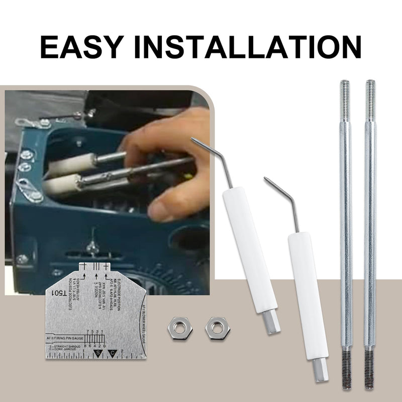 [Australia - AusPower] - 5780 Electrode Insulator Assembly for Beckett AF, AFG, AR, SF and SR Burners with Blast Tube up to 9" 