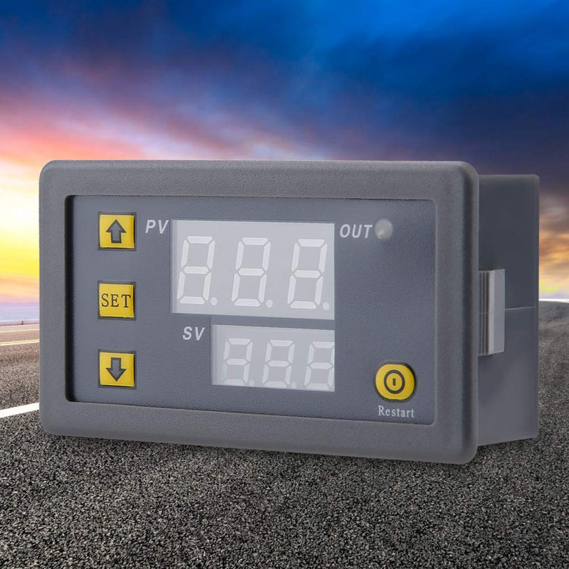 [Australia - AusPower] - Temperature Controller 12V 500C Dc 12V Led Digital Thermostat Electronic W3230 Led Digital Temperature Controller Thermostat Switch Sensor Meter(Dc12V) (12V red and Blue Display) 12V red and blue display 