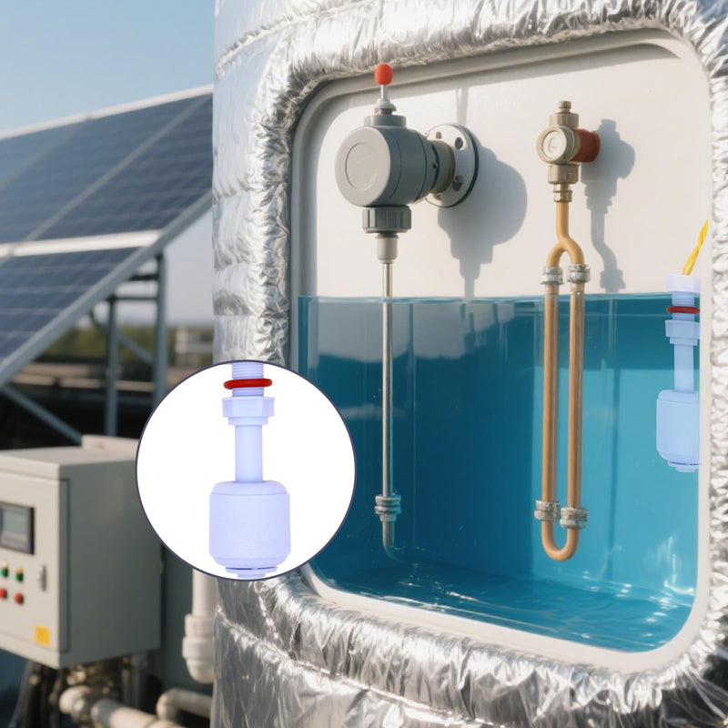 Vertical Float Switch, Water Level Sensor, Float Pump, Float Switch, Liquid Tester for Hydroponics, Gardening, Pool, 2 Pack