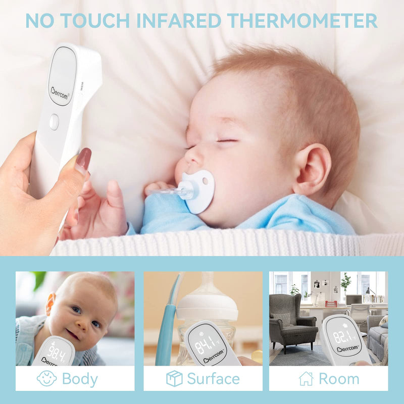 [Australia - AusPower] - [Value Bundle] Berrcom Forehead Thermometer JXB-311 & Berrcom Digital Thermometer for Adults and Kids DT101 