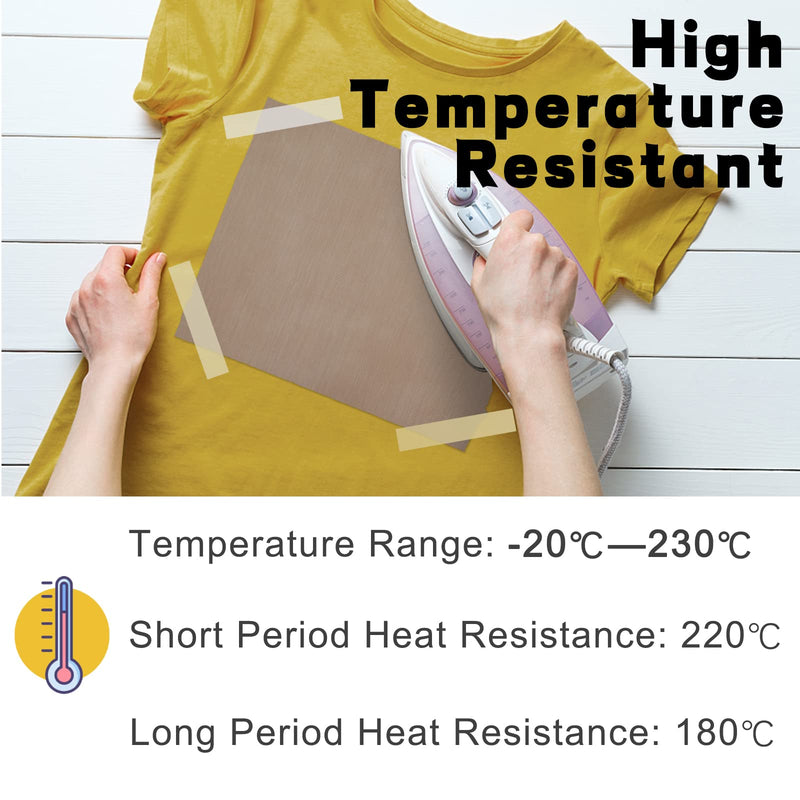 HTVRONT Heat Tape for Sublimation, 4 Rolls 10mm x33m 108ft Heat Resistant Tape for Heat Press, Heat Transfer Tape Thermal Tape for Electronics & Heat Vinyl Press Tape No Residue(Transparent) 10mm*33m