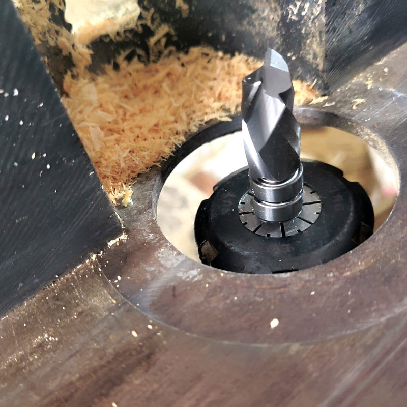 [Australia - AusPower] - Sinoprotools Spiral Cutter 8 mm Shaft Upcut, Solid Carbide Milling Cutter 25.4 mm Cutting Length, Flush Profile Cutter for Wood Edges Flush for Milling or Copying Bündigfräser 8x25.4mm 