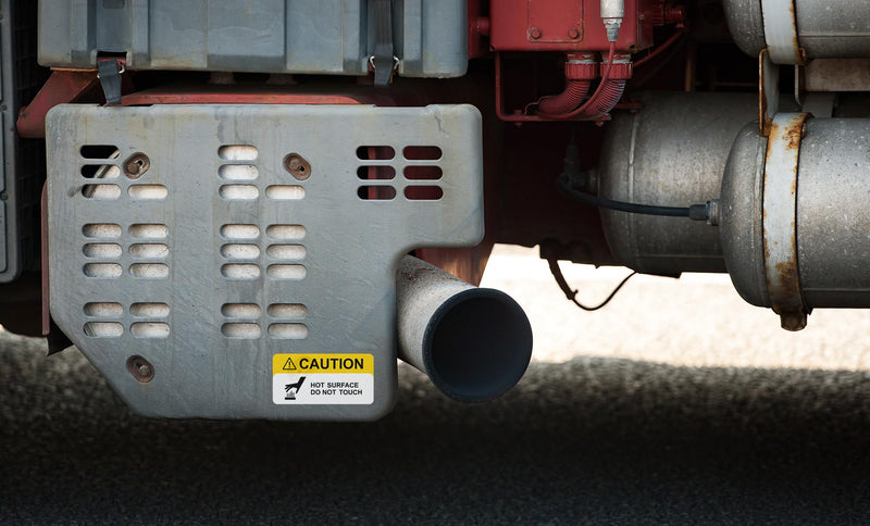 Caution - Hot Surface Stickers (Small) | Heavy-Duty Signs for Machinery & Equipment | Weatherproof, Ultra Durable Safety Labels – USA Made (2x1 Inch), 20-Pack 20 Pack