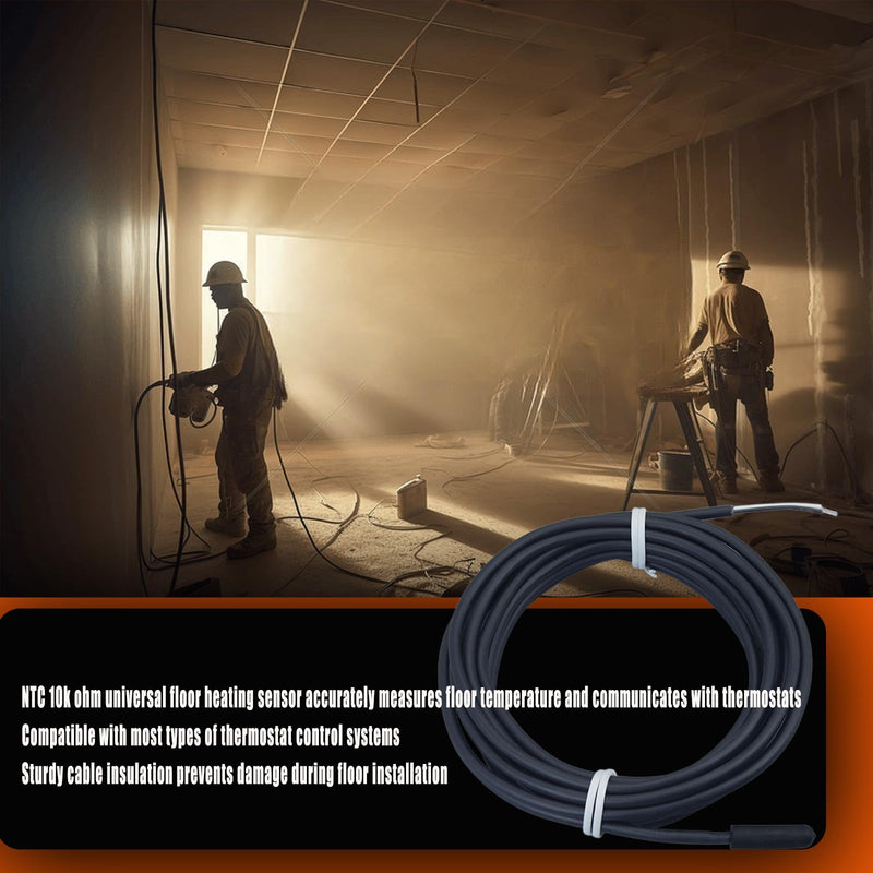 [Australia - AusPower] - 2 pcs Floor Heating Sensor NTC 10k Ohm Temperature Floor Sensor 