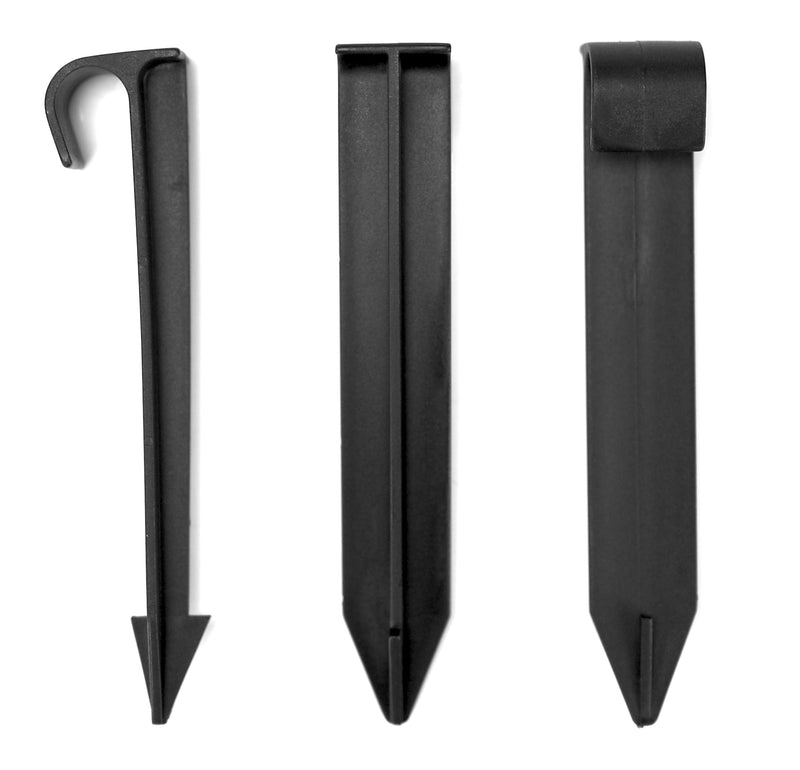 [Australia - AusPower] - 1/2-Inch Irrigation Tubing Hold-Down Anchor Stakes, 1 x 6-Inch, 32-Pack for Garden Ground Securing Hoses 