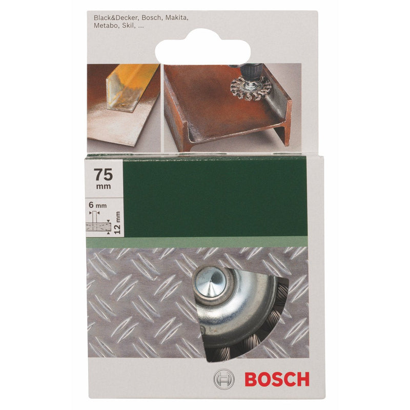 Bosch 2609256533 DIY Disc Brush Braided Wire Diameter 75 mm 6 mm (1)